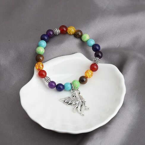 MYOSPARK Phoenix Bracelet Phoenix Bird Charm Phoenix Lover Gift Rising Phoenix Rebirth Inspirational Jewelry Gift in Saudi Arabia