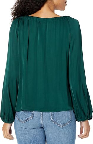 Velvet by Graham & Spencer Women's Noria Satin Viscose Blouse in Kuwait