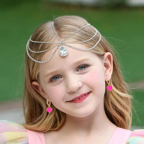 GBAHFY 9 أزواج من أقراط هوجي هوب الرائعة على شكل قلب مع متدلية للنساء والفتيات 925 من الفضة الاسترليني حلق هوجي صغير مع مجموعة سحرية متدلية in Kuwait