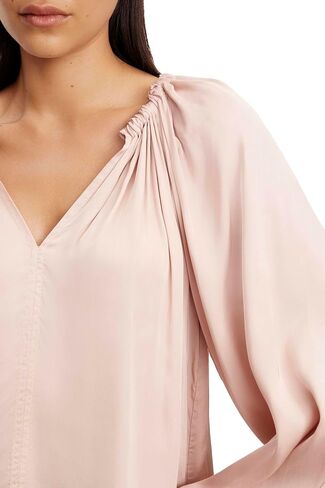 Velvet by Graham & Spencer Women's Noria Satin Viscose Blouse in Saudi Arabia