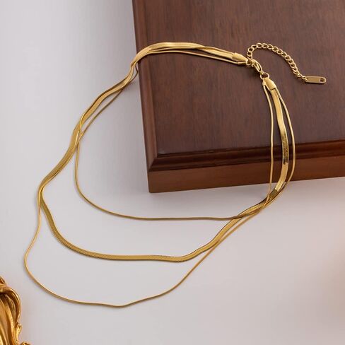 HEIMAXING Silver Sun Moon Star Pendant Layered Choker Necklaces for Women Dainty Jewelry Wedding Party Birthday Gift in Kuwait