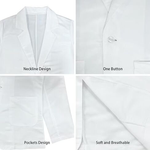 Sprowallow Men's Casual Blazer Trendy Jacket Sports Coat Fit One Button Business Suit with 2 Pockets in Saudi Arabia