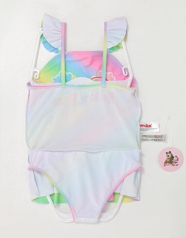 بدلة سباحة قطعة واحدة بأشرطة كتف قوس قزح للفتيات من ماشا آند ذا بير in Kuwait