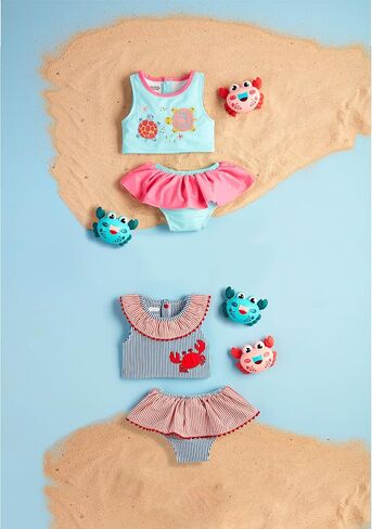 Mud Pie Girls' Standard Seersucker Crab 2pc Swimsuit in Saudi Arabia
