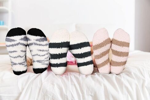 Benefeet Sox Womens Fuzzy Socks Cute Animal Fluffy Soft Socks Funny Plush Cozy Socks Warm Winter Sleep Socks Christmas Gifts in Saudi Arabia