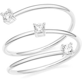Mameloly Wedding Bands for Women 14k Gold Plated Thin Stackable Cubic Zirconia Dainty CZ Engagement Rings for Her Size 4-11