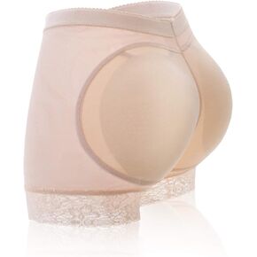 MISS MOLY Women Padded Underwear Butt Lifter Shorts High Waist Butt Enhancer Shapewear Seamless Booty Pop Panties Lace Briefs