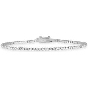 ADINA EDEN 14K Gold Plated Cubic Zirconia Tennis Bracelets For Women, Sterling Silver Gold Bracelets 6.75 Inch Bracelets in Saudi Arabia