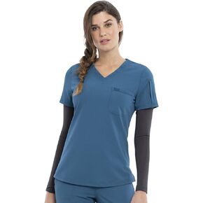 Cherokee Euphoria Women Scrubs Top Tuckable V-Neck CK788A