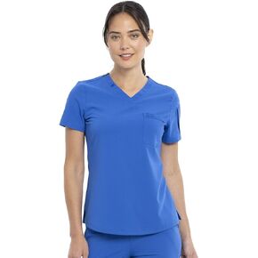 Cherokee Euphoria Women Scrubs Top Tuckable V-Neck CK788A