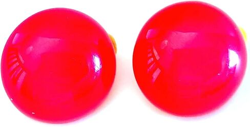 Clip-on Earrings Gumdrop Jelly Round Earrings Assorted Colors 1 inch in Saudi Arabia