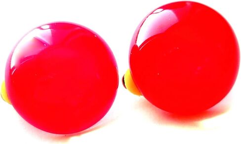 Clip-on Earrings Gumdrop Jelly Round Earrings Assorted Colors 1 inch in Saudi Arabia