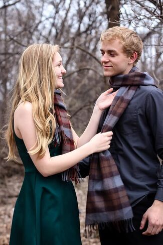 The Celtic Croft OUTLANDER Scarf Premium Lambswool Tartan in Saudi Arabia