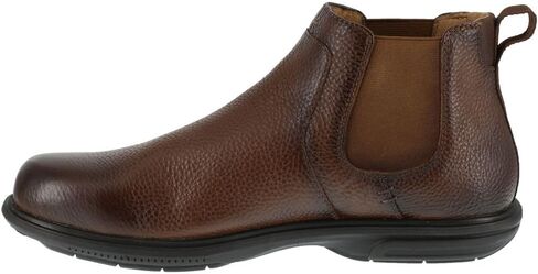 حذاء رجالي من Florsheim Work Loedin مصنوع من الفولاذ عند أصابع القدم سهل الارتداء باللون البني - عرض 9 X in Saudi Arabia