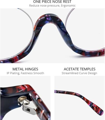 HEPIDEM Acetate Glasses Men,New Round Vintage Retro Optical Eyeglasses Frame for Women in Saudi Arabia