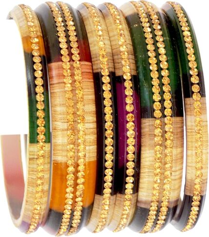 مجموعة JD'Z COLLECTION TraditionaI مجموعة أساور هندية للنساء والفتيات، أساور للحفلات العرقية، أساور مصممة لحفلات الزفاف، مجوهرات عصرية in Kuwait