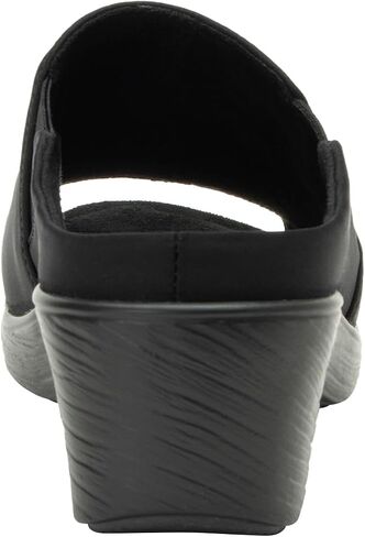 Alegria Womens Shilaine Wedge - كعب مفتوح خلفي أنيق ومتعدد الاستخدامات لدعم لا نهاية له - صندل معزز مقاوم للانزلاق بمنصة مفتوحة عند الأصابع للمحترفين in Kuwait