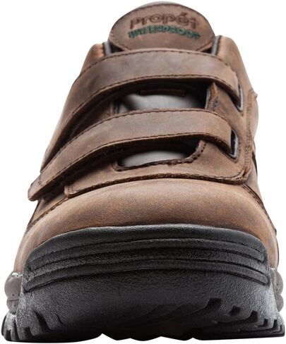 Propet Mens Cliff Walker Low Strap Walking Walking Sneakers Shoes - Brown - Size 10.5 D in Saudi Arabia