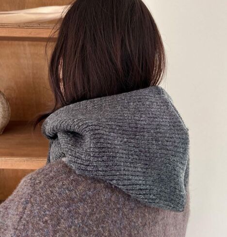 WITHMOONS Scarf Infinity Hood Winter Hat - Womens Neck Warmer Balaclava - Ribbed Knitted Hoodie Beanie YZX0230 in Kuwait