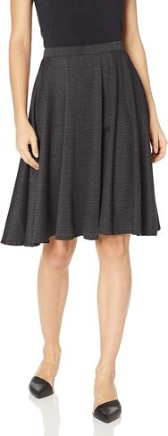 Star Vixen Women's Petite Full Knee Length Skater Skirt in Saudi Arabia