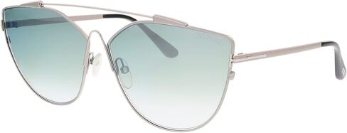 Tom Ford Butterfly Sunglasses TF563 Jacquelyn-02 14X Ruthenium/Black 64mm FT0563 in Saudi Arabia