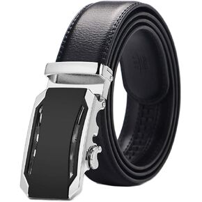 سيفيانتيا حزام بسقاطة للرجال، حزام جلد مصمم للرجال 1 3/8 انش للاحزمة الكاجوال in Kuwait