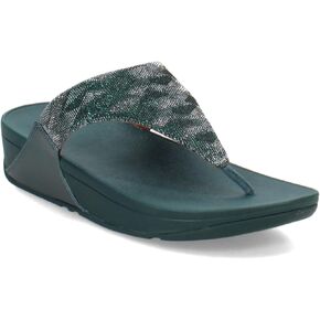 صنادل FitFlop النسائية ThongLULU Glitz ذات المقدمة