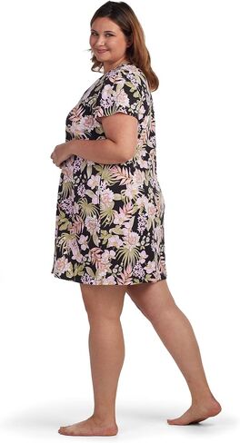 Miss Elaine Women's Interlock Knit Robe, Snap Front and Short Sleeves, Two Front Pockets, Sleepwear and Loungewear in Kuwait