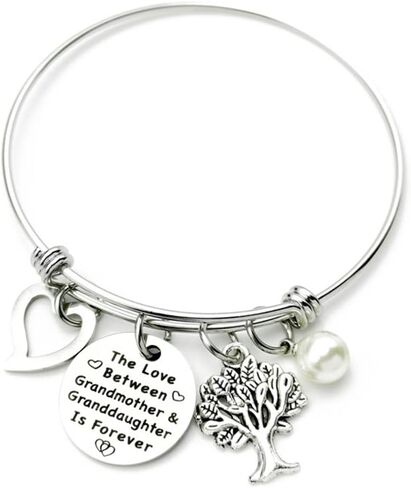 Grandmother Granddaughter Bracelet Gifts - The Love Between Grandmother and Granddaughter is Forever in Saudi Arabia