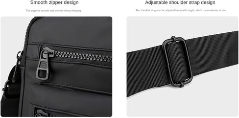 Fashionable Shoulder Bag with Large Capacity & Multi Pockets for Men and Women. Great for Outdoor, Travel, & Active Lifestyle. Take all you need with you in one Simple, Practical, & Delightful Bag. in Saudi Arabia