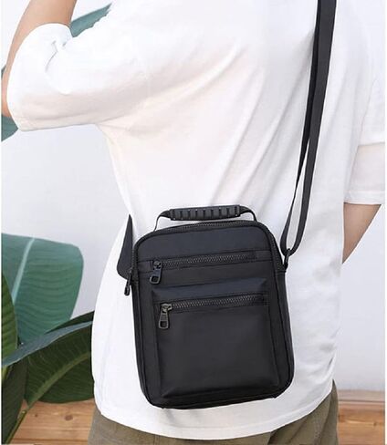 Fashionable Shoulder Bag with Large Capacity & Multi Pockets for Men and Women. Great for Outdoor, Travel, & Active Lifestyle. Take all you need with you in one Simple, Practical, & Delightful Bag. in Saudi Arabia