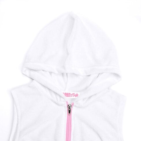 ملابس سباحة للفتيات من CHILDRENSTAR تغطي ملابس السباحة تيري بدون أكمام فستان الشاطئ للأطفال in Kuwait