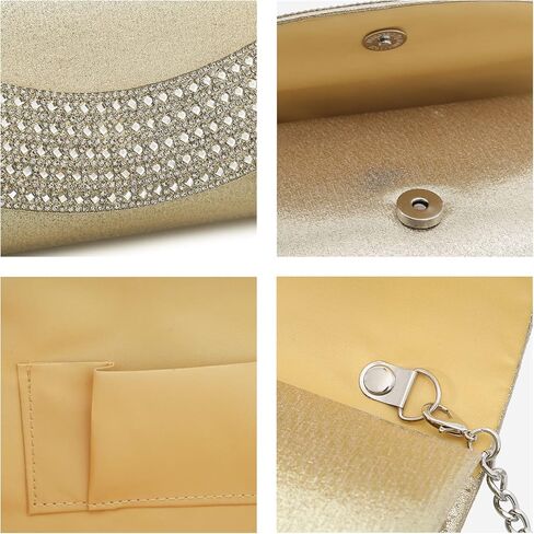 حقائب يد نسائية من Dasein مصنوعة من حجر الراين وحقائب سهرة رسمية لحفلات الزفاف وحقائب يد للحفلات الراقصة in Kuwait