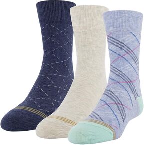 GOLDTOE Boys' Dress Crew Socks, 3 Pairs in Kuwait