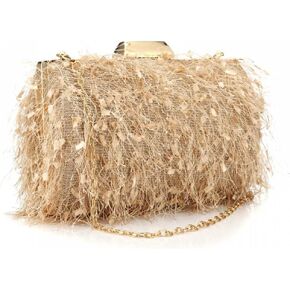 احصل على محفظة كلاتش للنساء، حقيبة يد لطيفة منفوشة للسهرة، حقيبة يد مسائية فريدة من نوعها للسيدة المسائية والحفلات الراقصة in Kuwait