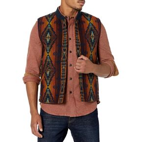 Pendleton Men's Parkdale Quilted Wool Snap Vest in Saudi Arabia