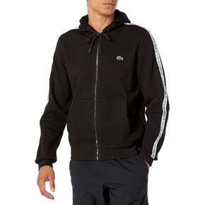 Lacoste Men's Full Zip Hooded Taping Sweatshirt in Saudi Arabia
