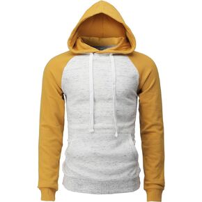 H2H Mens Casual Pullover Hoodie Henley Lightweight Sweatshirts of Various Styles