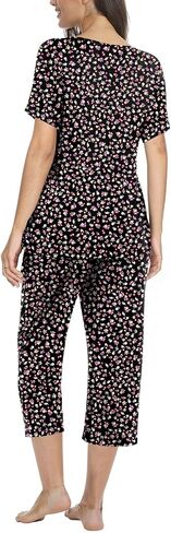 TAOHUADAO Women's Casual Pajama Sets, Lounge Sleepwear Summer Ladies Pjs Sets with Pockets in Saudi Arabia