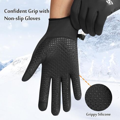 SIEFERSN Winter Gloves for Men and Women Cold Weather Gloves with Touchscreen Fingers 1234375082 in Kuwait