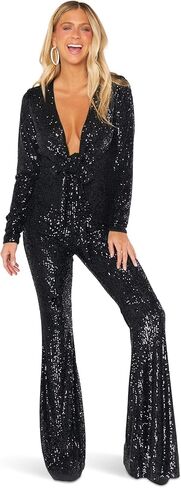Show Me Your Mumu Martina Jumpsuit Midnight Glitz Sequins XS in Saudi Arabia