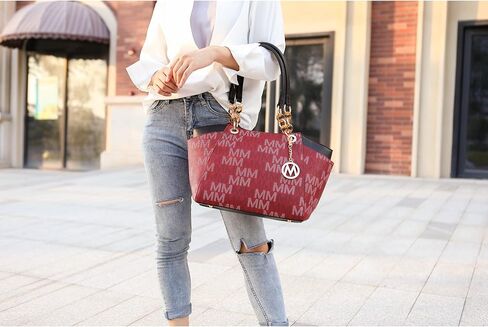 حقيبة كتف للنساء من مجموعة Mia K: حقيبة يد من الجلد النباتي، محفظة بمقبض علوي، كتاب جيب للسيدات in Kuwait