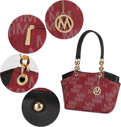 حقيبة كتف للنساء من مجموعة Mia K: حقيبة يد من الجلد النباتي، محفظة بمقبض علوي، كتاب جيب للسيدات in Kuwait