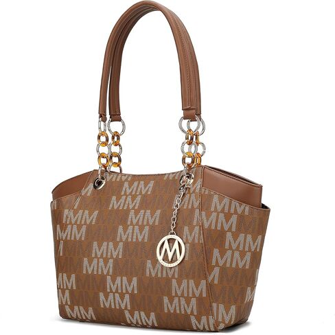 حقيبة كتف للنساء من مجموعة Mia K: حقيبة يد من الجلد النباتي، محفظة بمقبض علوي، كتاب جيب للسيدات in Kuwait