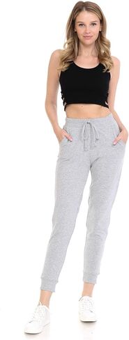Women's Cotton Jogger Sweatpants Yoga Track Pants with Pockets in Kuwait