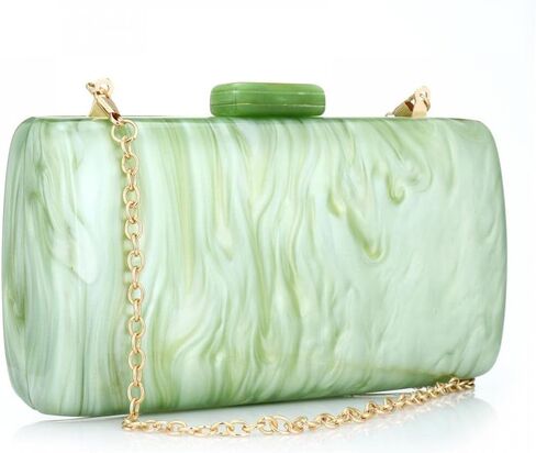 Buric Clutch Purses for Women Elegant Evening Bag Clutch Crossbody Bag with Detachable Chain for Prom/Party/Present/Wedding in Kuwait