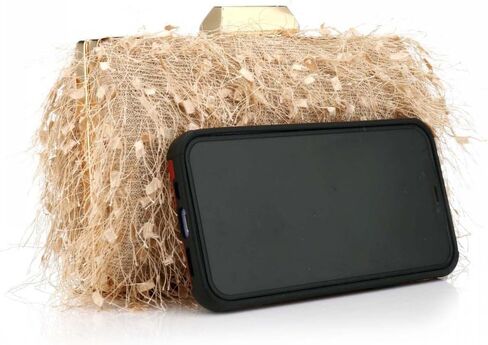 احصل على محفظة كلاتش للنساء، حقيبة يد لطيفة منفوشة للسهرة، حقيبة يد مسائية فريدة من نوعها للسيدة المسائية والحفلات الراقصة in Kuwait