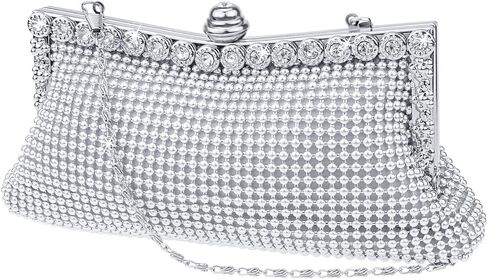 سيلفتيك حقيبة يد صغيرة للسهرات وحفلات الزفاف والحفلات الراقصة مع سلسلة قصيرة وطويلة in Kuwait