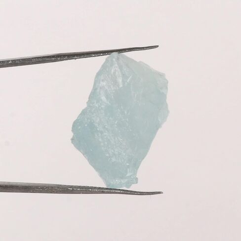 gemhub نادرة السماء الزرقاء الزبرجد 20.50 Ct Uncut Rough Aquamarine Natural Raw Healing Crystal Loose Gem, احجار كريمة, برازيلي - اكوامارين in Saudi Arabia