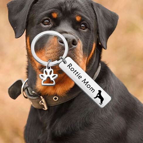 LQRI Rottweiler Rottie Mom Rottie Dad Kechain Pet Dog Jewelry Rottie Gift for Rottweiler Rottie Mom Dad in Saudi Arabia